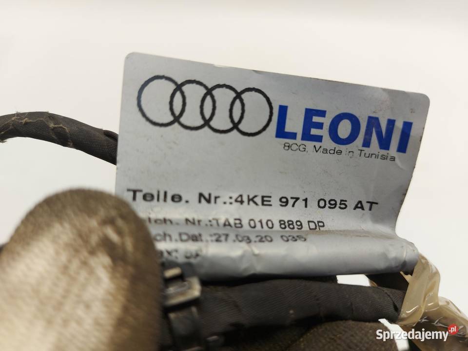 Audi Q8 ETRON SUV 4KE wiązka instalacja zderzaka