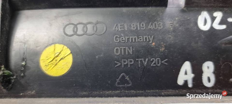 PODSZYBIE AUDI S8 D3 4E1819403F Pozostałe Lipno sprzedam