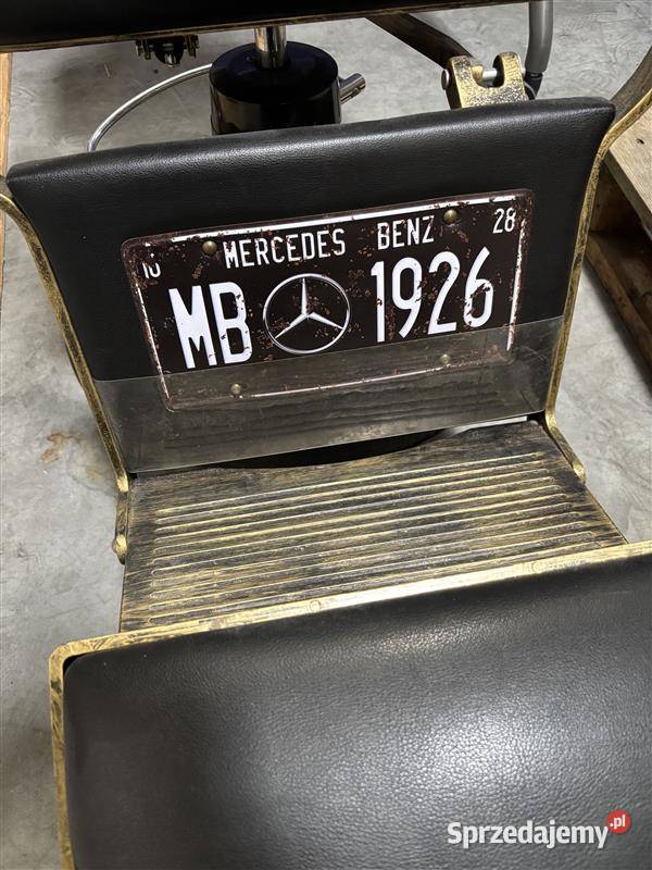 Fotel barberski Mercedes Benz MB 1926 Gabbiano 2 Kowale sprzedam