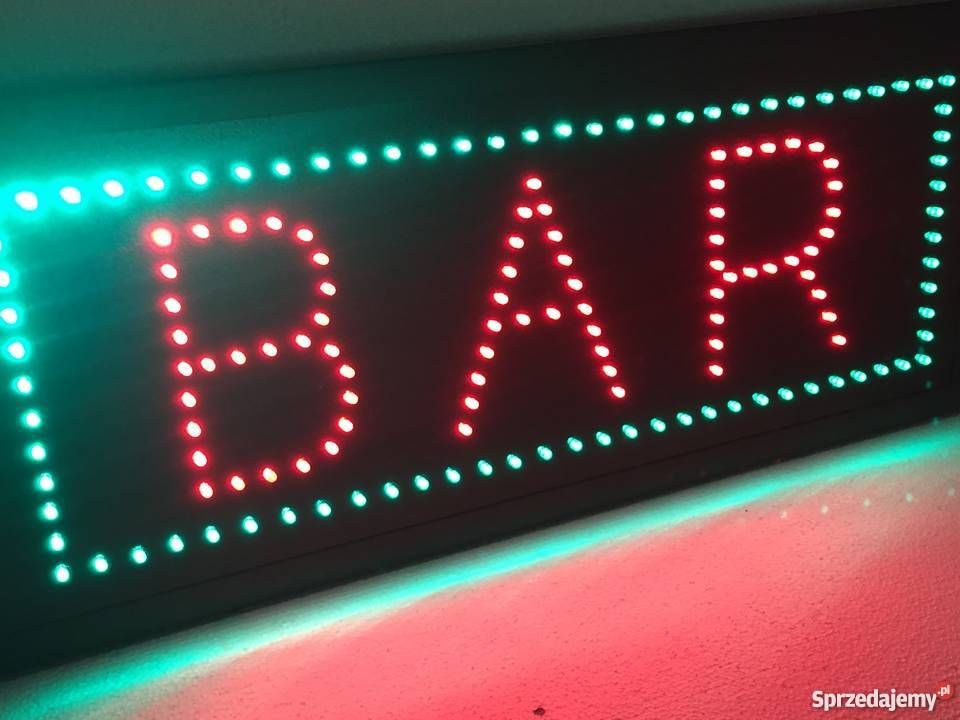 BAR reklama diodowa 60x25 NOWA 230V Pomiechówek reklama
