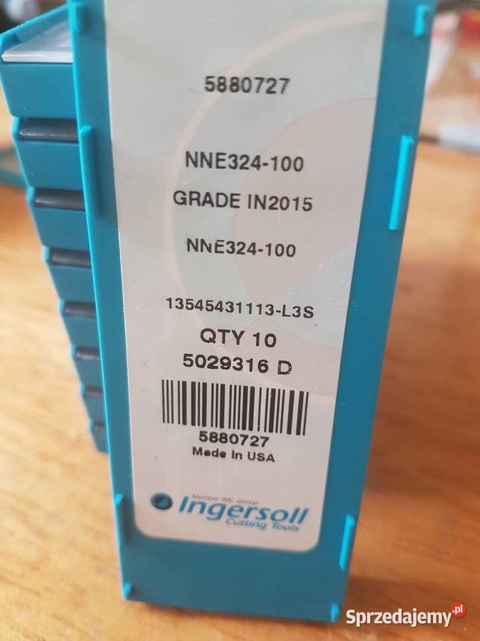 Płytka skrawająca ingersoll NNE324100 IN2015 śląskie Gliwice