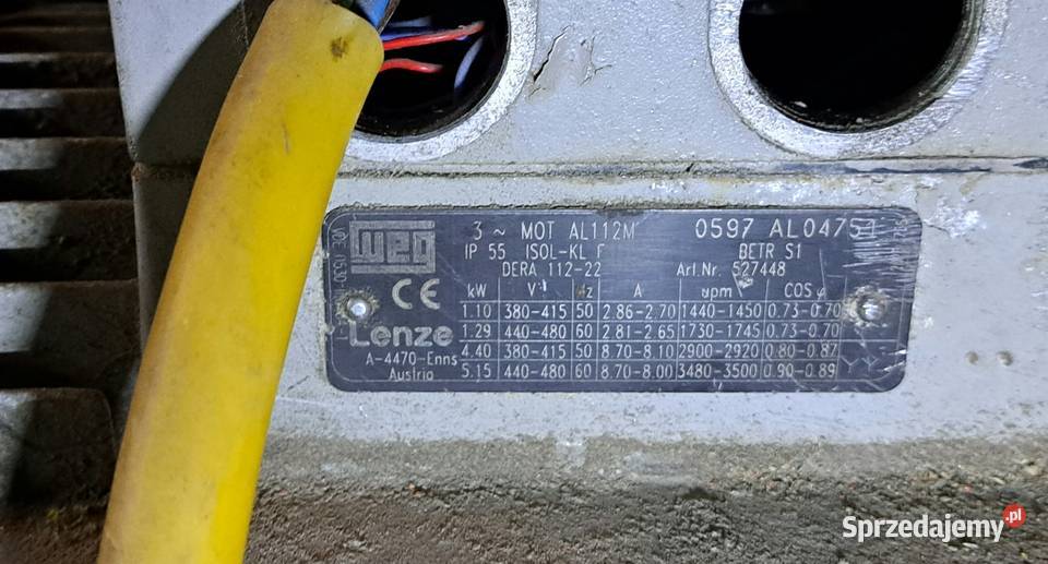 Silnik elektryczny na siłe do piły Sucha