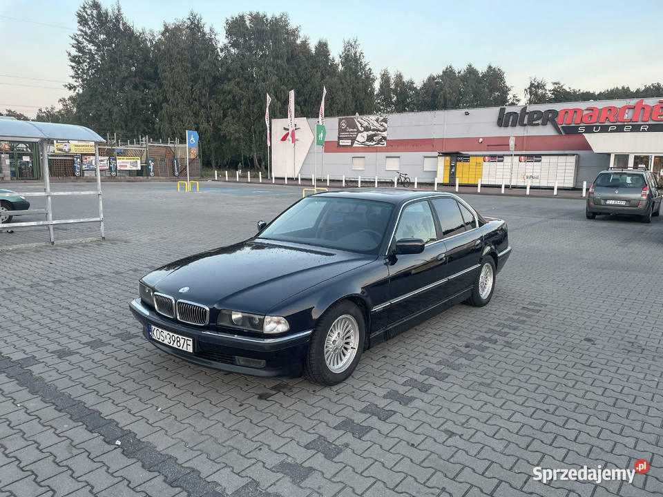 BMW seria 7 E38 LPG 28i Orientblau Film małopolskie Libiąż
