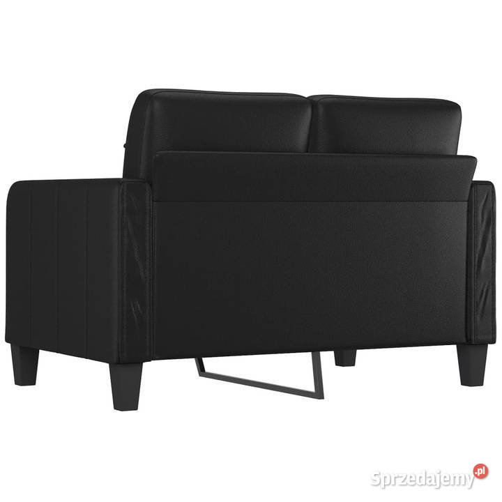 2osobowa sofa czarna 120 sztuczna skóra WM359112 Sofy i kanapy Warszawa sprzedam