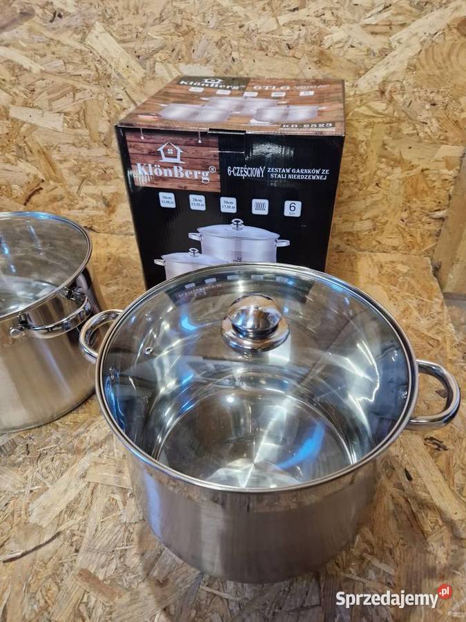 Zestaw dużych garnków 11135 17 L Klonberg KB2523