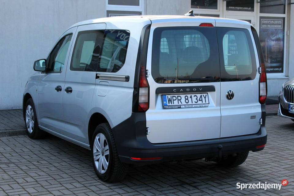 Volkswagen Caddy SalonPL FV23 Hak Lane Assist Sokołów