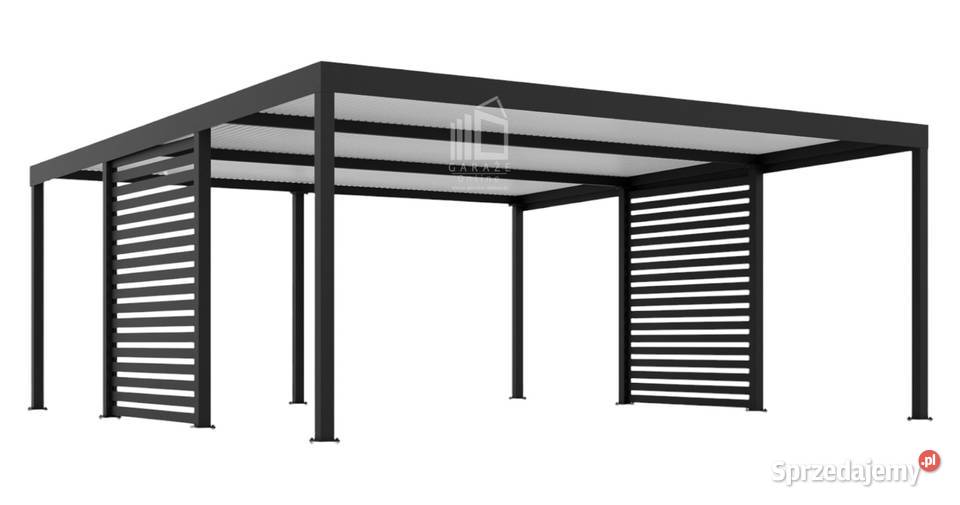 CarPort PREMIUM Wiata samochodowa 6x5 Antracyt wielkopolskie Kalisz