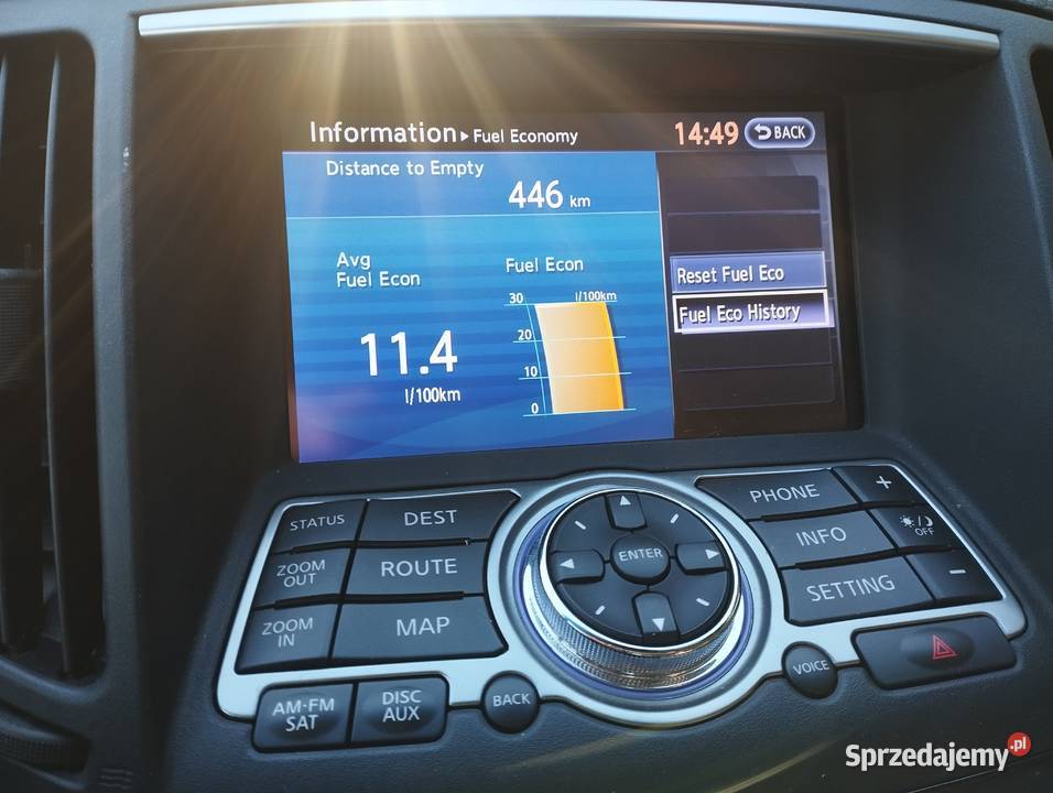 infiniti G37X S 37 BENZYNA 4X4 G mazowieckie Warszawa