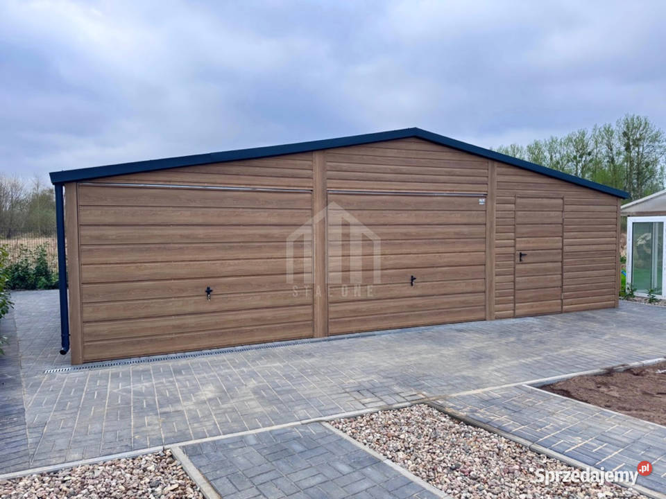 Garaż blaszany 9x5m 2x brama 2x okno drzwi 412zł/m2 zachodniopomorskie Koszalin