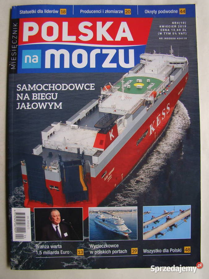 Polska na morzu Miesięcznik Rok wydania 2019 Limanowa sprzedam
