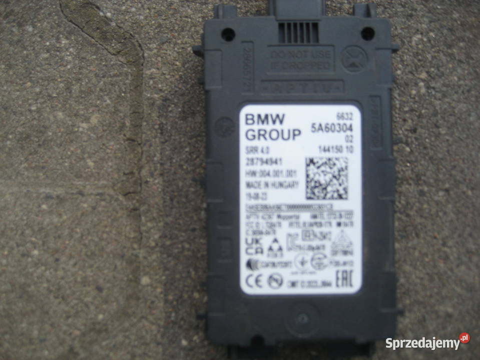 bmw g60 g70 radar asystent pasa ruchu czujnik