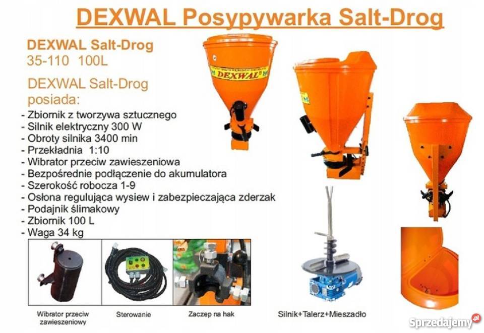 SOLARKA POSYPYWARKA SOLI SALT DROG DEXWAL Bielsko-Biała