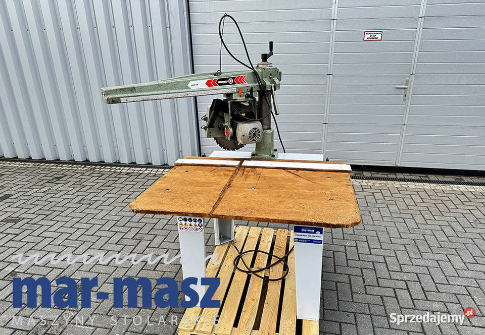Piła poprzeczna radialna ukośnica kapówka MAGGI Sierakowice