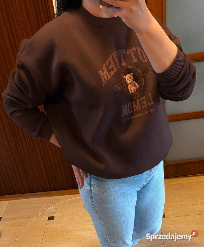 Bluza damska czekolada Mojo premium quality Inny materiał Szczecin