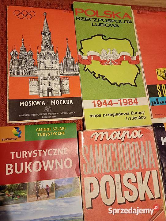 stare mapy Bukowno