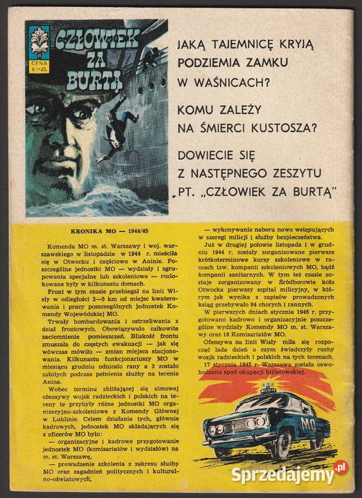 KAPITAN ŻBIK STRZAŁ PRZED PÓŁNOCĄ 1971 WYDANIE 1 Łódź