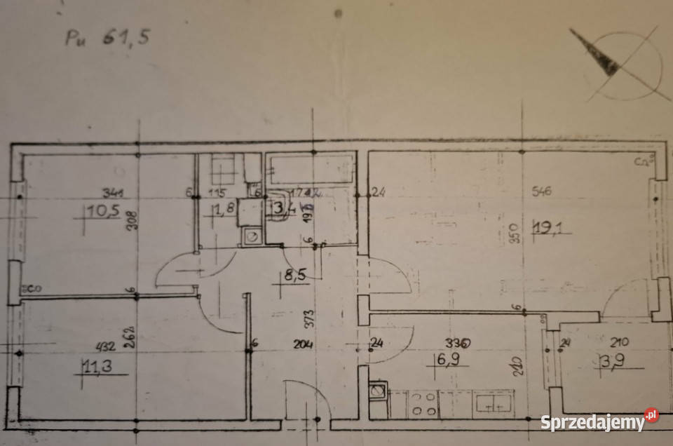 Sprzedam mieszkanie Porajów III piętro 612m2 3 Warszawa