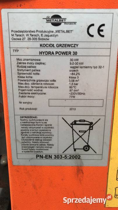 PIEC METALBET lubelskie Puławy