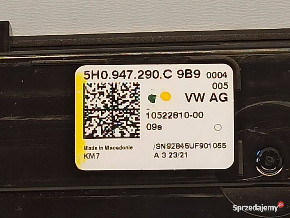 SEAT LEON IV LAMPKA PODSUFITKI 5H0947290C Oświetlenie kabiny Wyposażenie wnętrza