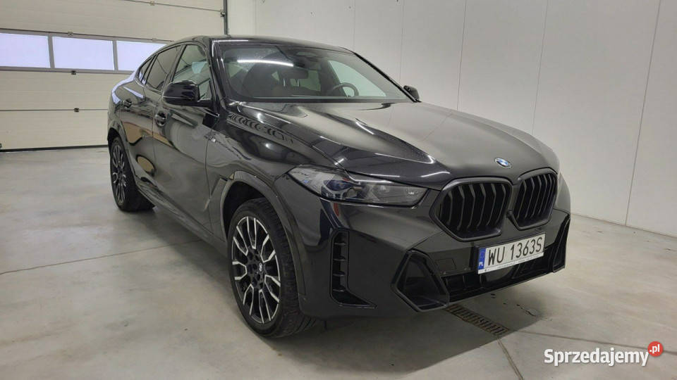 BMW X6 xDrive30d mHEV sportaut F16 2014 czarny mazowieckie Grójec