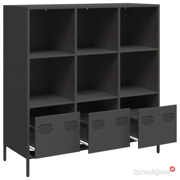 Szafka czarna 1015x39x1035 stal WM851388 Warszawa