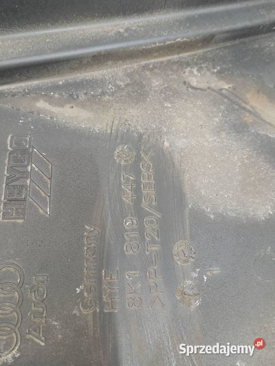 PODSZYBIE PLASTIKOWE KOMPLET 8K1819447 8K1819403