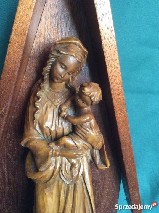stara kapliczka drewniana z madonną dolnośląskie Wrocław sprzedam