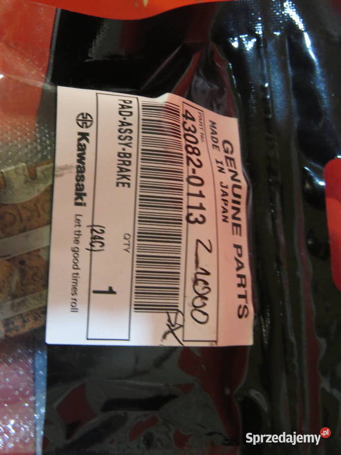 KAWASAKI Z1000SX Z 1000 Z1000 SX KLOCKI Warszawa