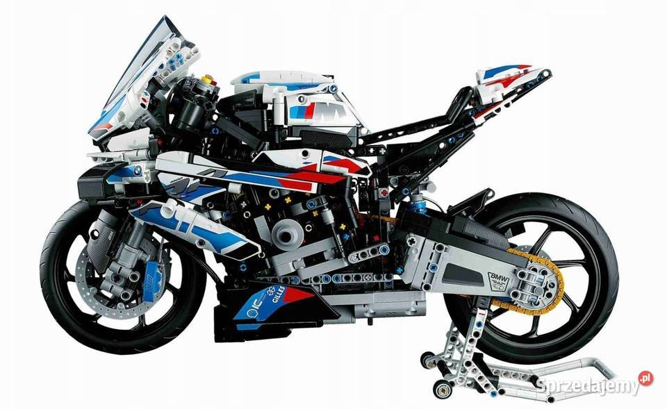 Klocki konstrukcyjne motocykl sportowy ścigacz Dla Dziecka Bogdaniec