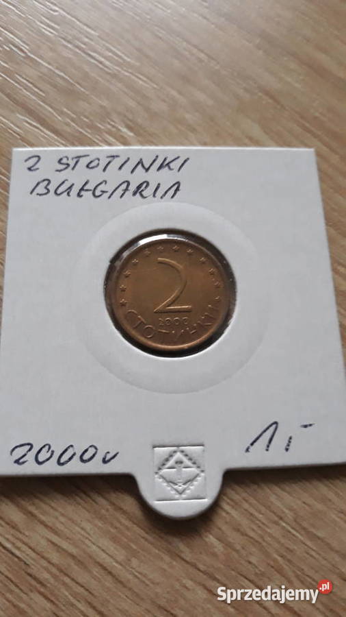 2 Stotinki Bułgaria 2000 r Numizmatyka Konin