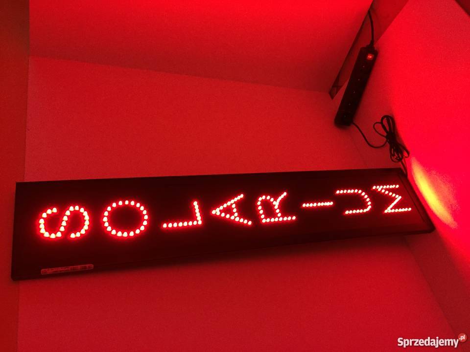 Reklama diodowa SOLARIUM 125x20 mazowieckie Pomiechówek