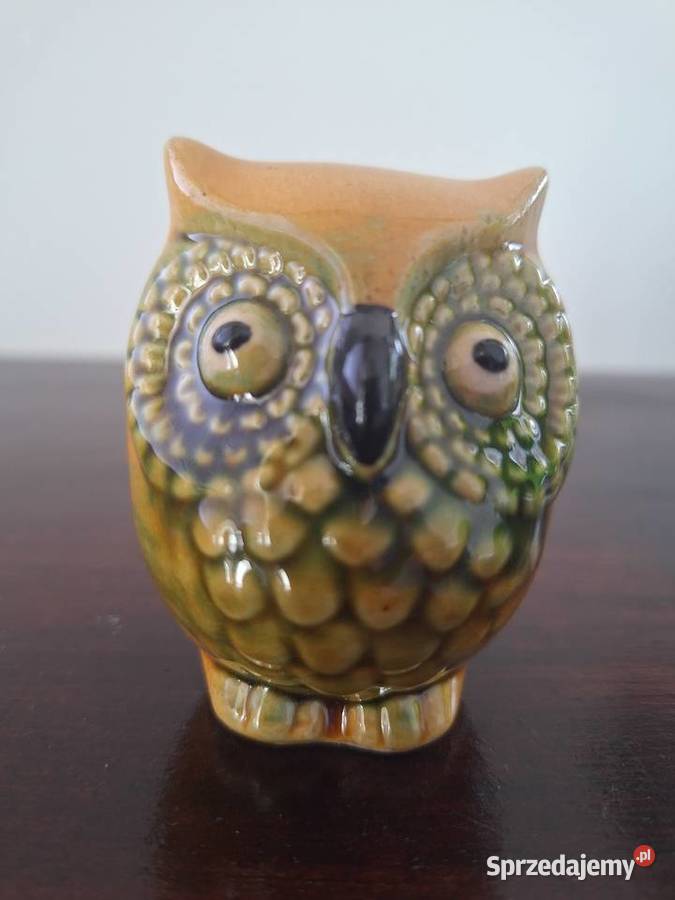 Sowa figurka ceramiczna Vintage Gdańsk sprzedam