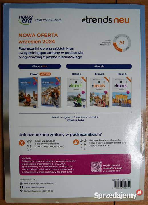 Trends neu język niemiecki LO i technikum klasa Parczew