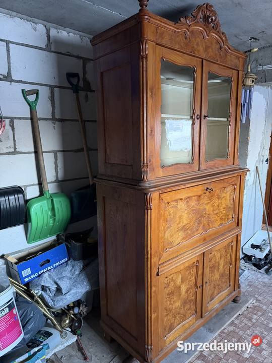 Kredens drewniany w stylu ludwikowskim do 2.31cm