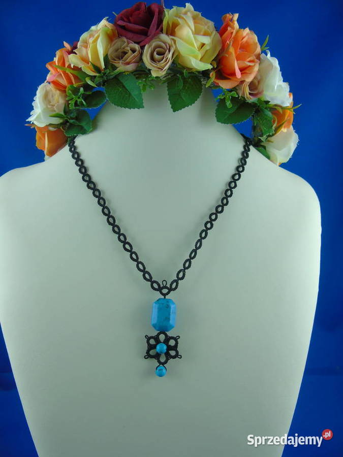 Łańcuszek frywolitkowy Wiśniowa