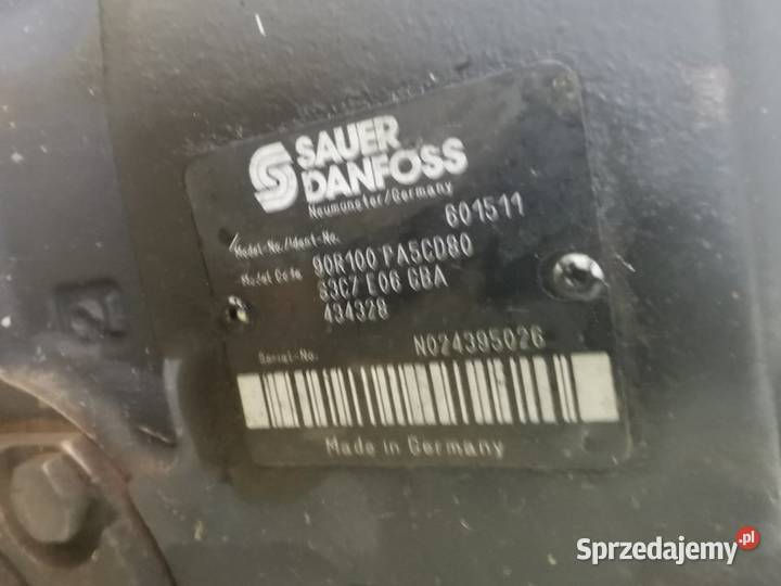 Pompa SauerDanfoss 90R055PA5NN80S3S1C03GBA434328 Pozostałe Wilkowo sprzedam