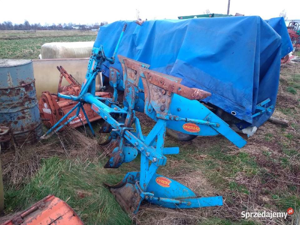 Pług Lemken dwu skibowy obrotowy mechanicznie Aleksandrów