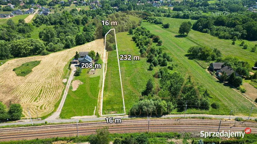 sprzedaży działki 3485m2 Radziszów Torowa