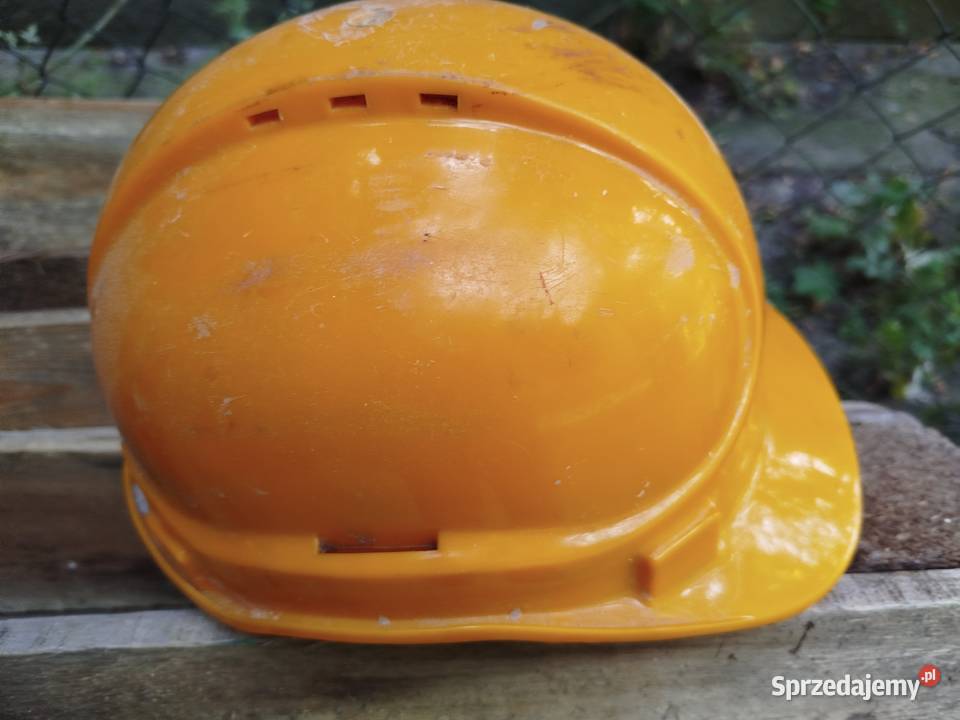 Kask plastikowy budowlany przemysłowy żółty W Kraków