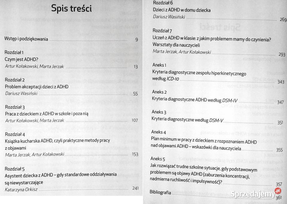 ADHD w szkole Marta Jerzak Artur Kołakowski Chełm