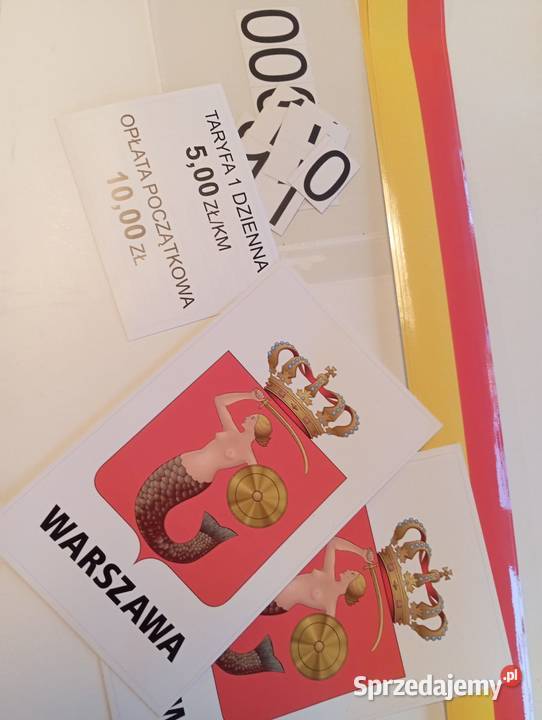 Sprzedaję naklejki na taksówki mazowieckie Warszawa