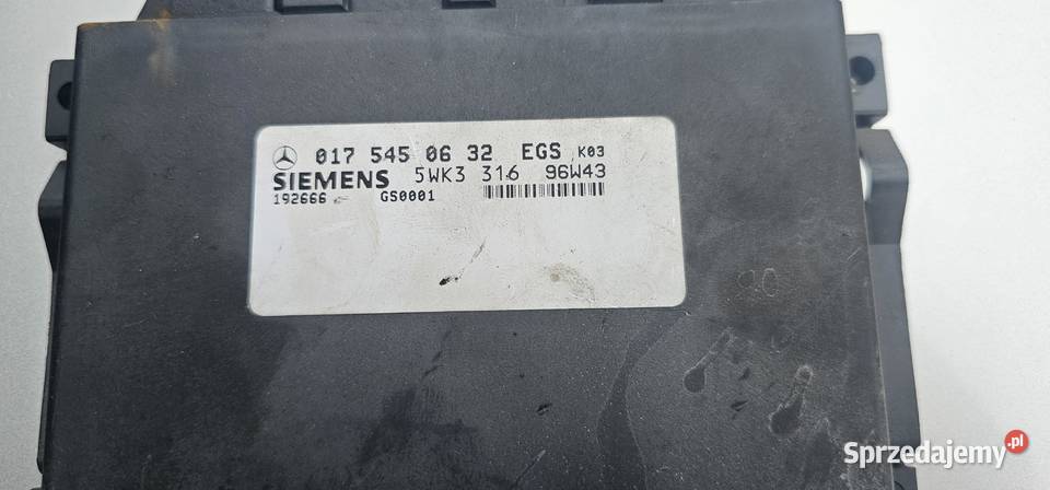 Sterownik skrzyni mercedes w210 42 0175450632 Zbąszyń