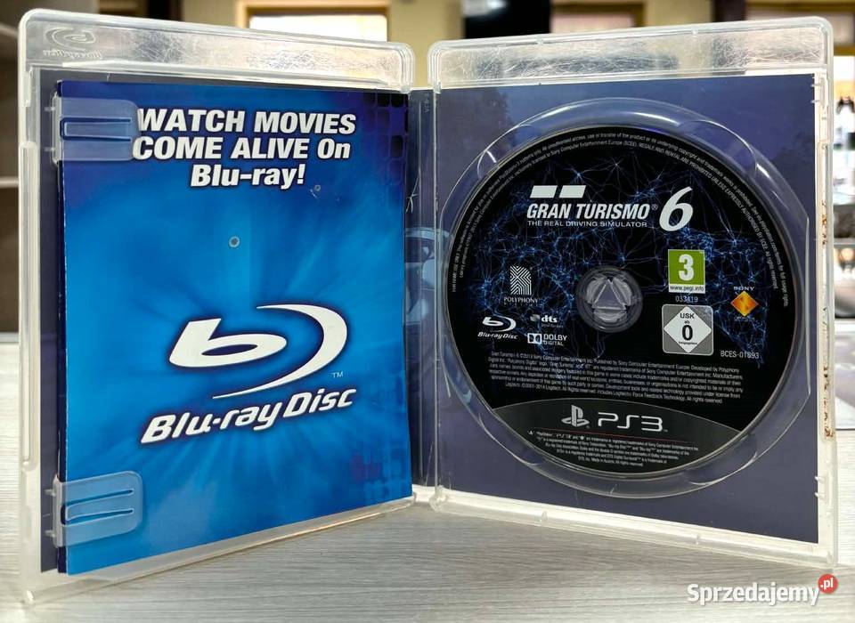 Gra 3 Gran Turismo 6 Sony Playstation 3 Elbląg
