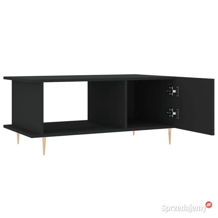 Stolik kawowy czarny 90x50x40 materiał Warszawa sprzedam