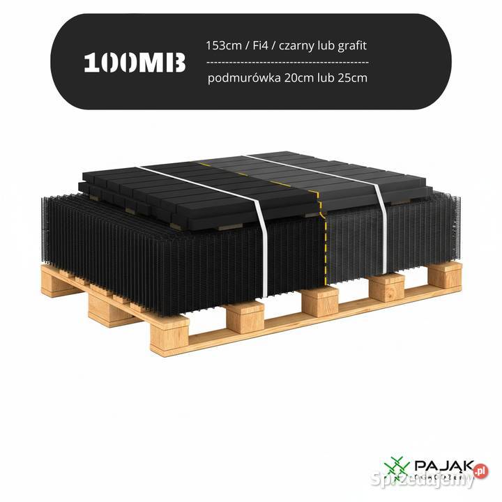 Kompletny zestaw 100mb ogrodzenia panelowego 153 Przęsła Radom