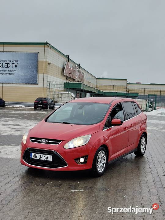 Ford Grand C 20 TDCI automat 2012 zadbane światła do jazdy dziennej Warszawa