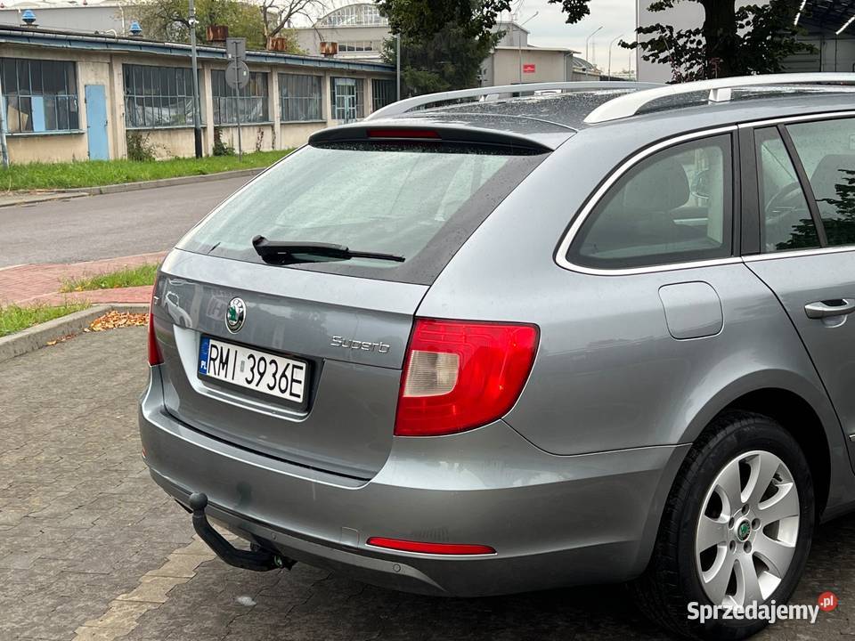 Skoda Superb 20tdi bixenon skóra elektryka niski szary Mielec