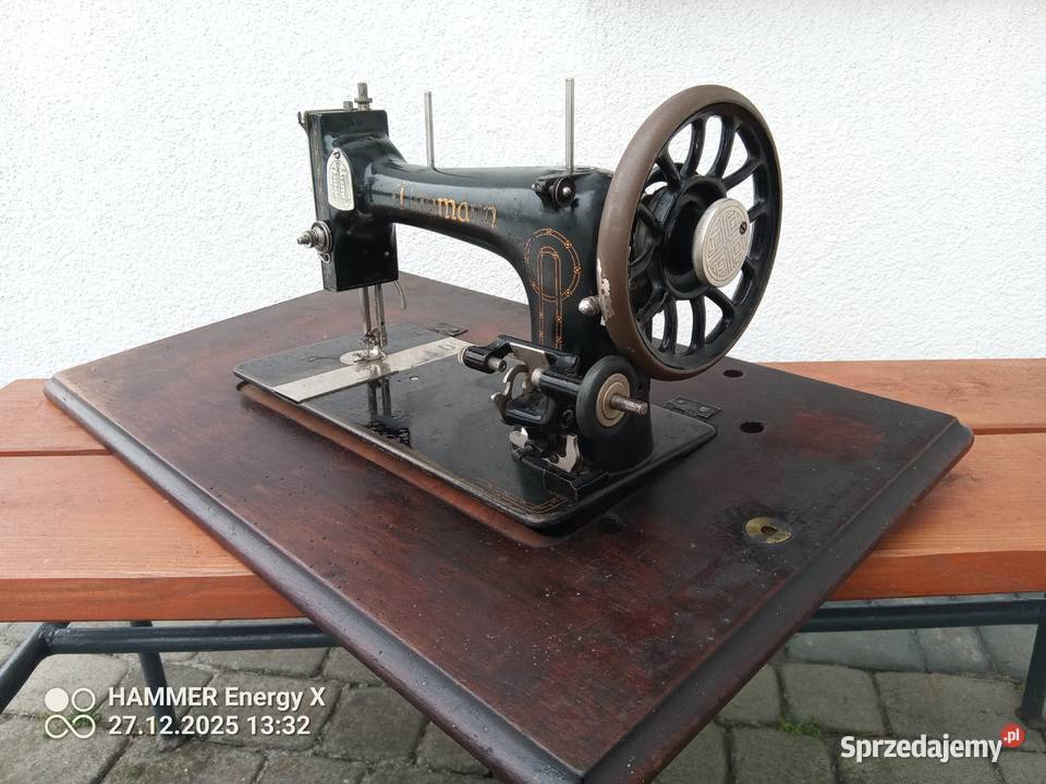 Stara maszyna do szycia Naumann Gorlitz Dobrzeń Wielki