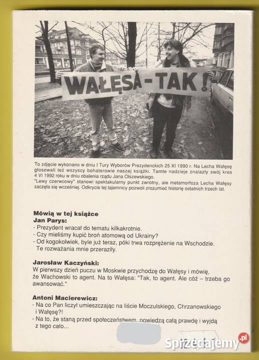 LEWY CZERWCOWY JACEK KURSKI PIOTR SEMKA 1993 sprzedam