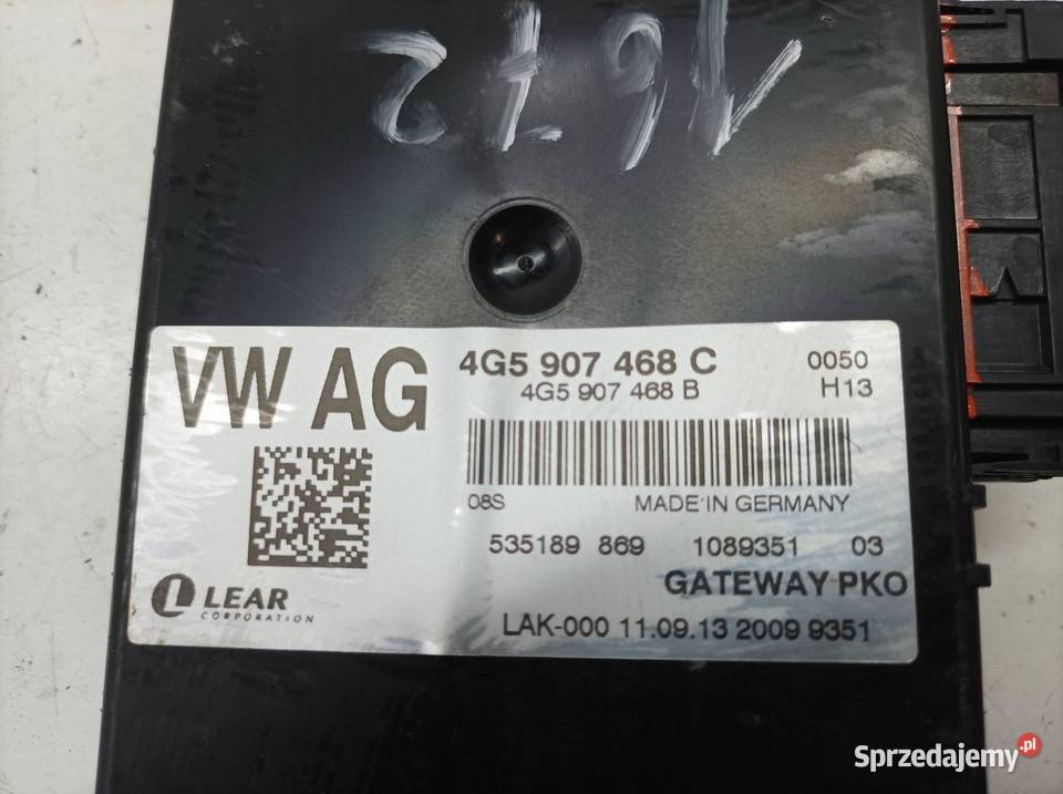 MODUŁ GATEWAY 4G5907468C Audi A6 IV 20112018 C7 osobowe